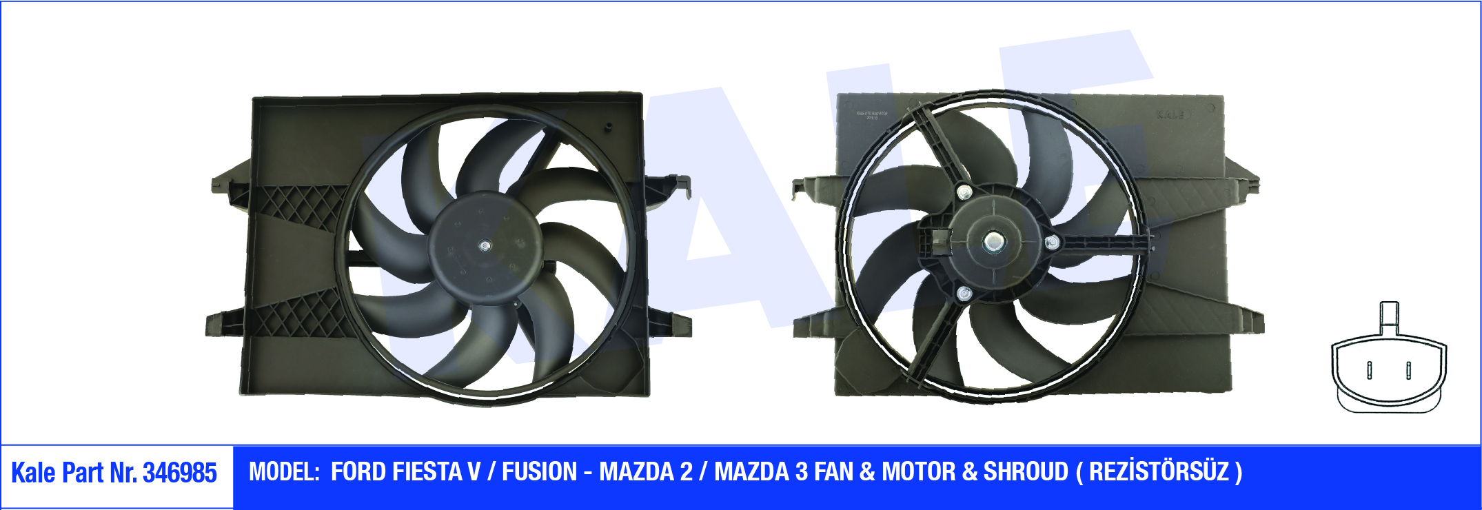 Ford Fiesta Radyatör Fan ve Motoru 2002-2009 Fan . OEM 2S6H8C607DE Ford Fiesta Radyatör Fan ve Motoru 2002-2009 Fan . OEM 2S6H8C607DE